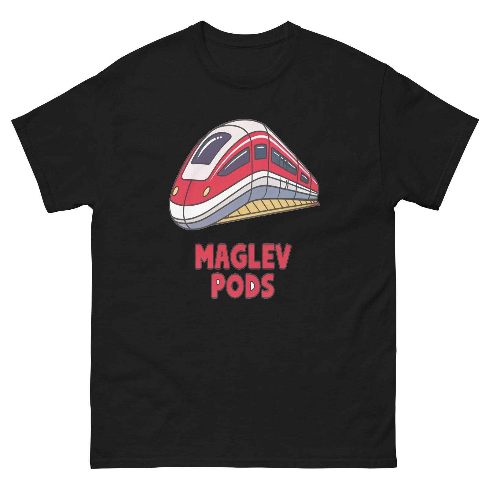 

Maglev Pods Transportation Vehicle Illustration T-Shirt 3XL