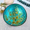 Vietnamese Coconut Shell Bowl Decorative Serving Dish Snacks Nuts Candy Home Decor Storage
