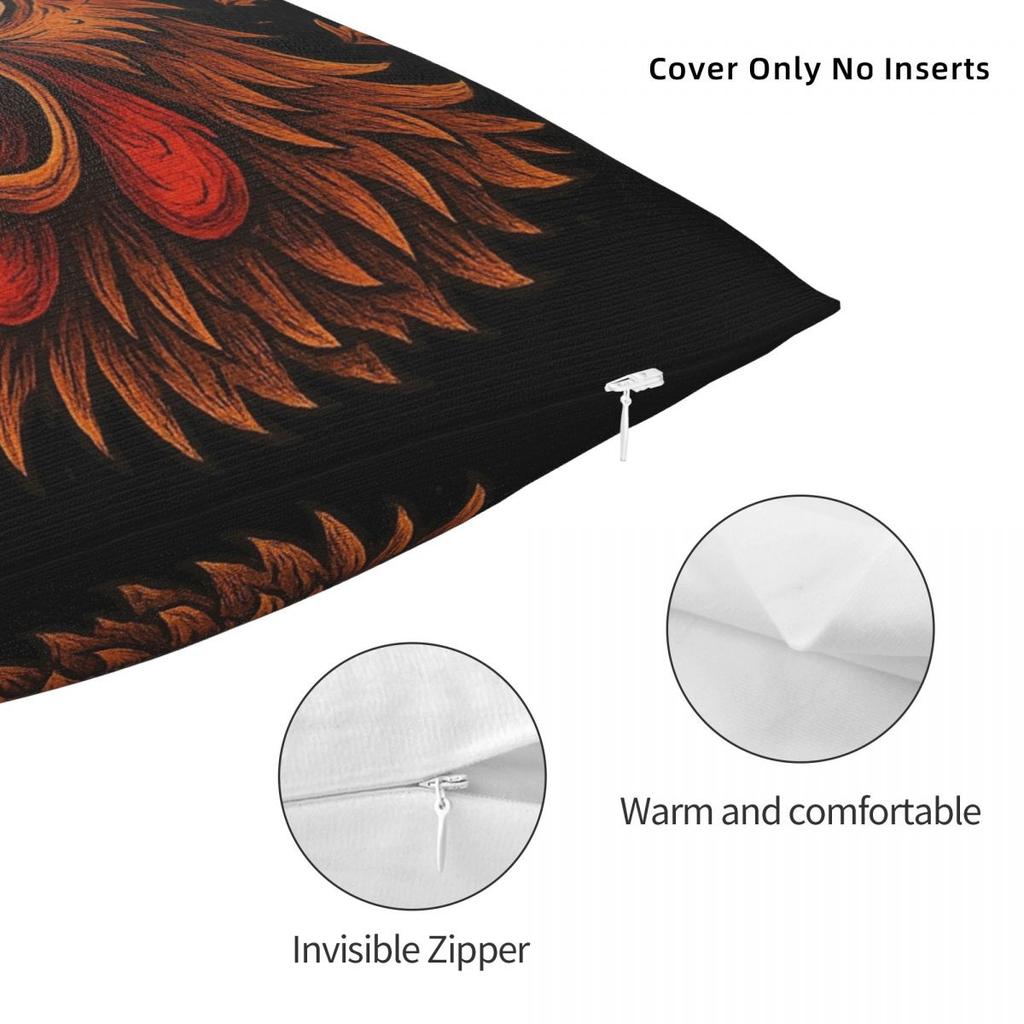 Funny F-Caw-F Chicken Fcawf Pillowcase Product Printed Cushion Cover Pillow Covers Home Decor Zippered Multiple Sizes