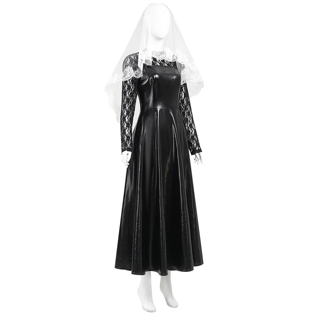 Osaragi Cosplay Anime Sakamoto Days Costume Wig Dress Veil Coat Outfit Women Assassin Shishiba Halloween Carnival Full Set
