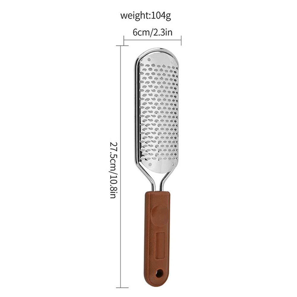 Callus Remover Stainless Steel Foot File Reusable Foot Grinder Professional Foot Board Rubbing  Men