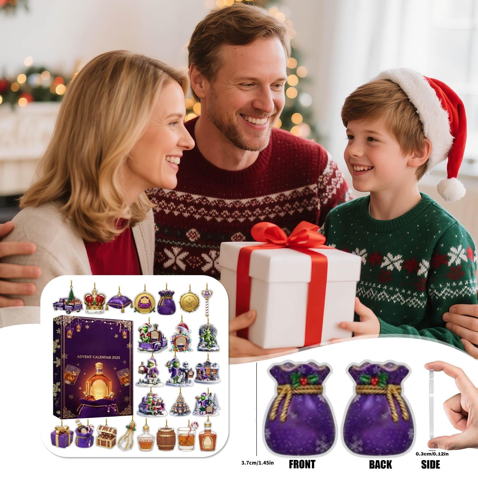 

Календарь обратного отсчета включает 24 подарка, календарь обратного отсчета и игрушки-сюрпризы One Size