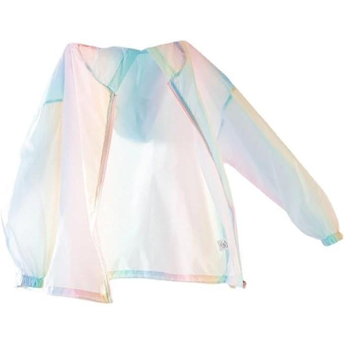 [SATiNU] Kids UV Hoodie Rainbow (Size 160)