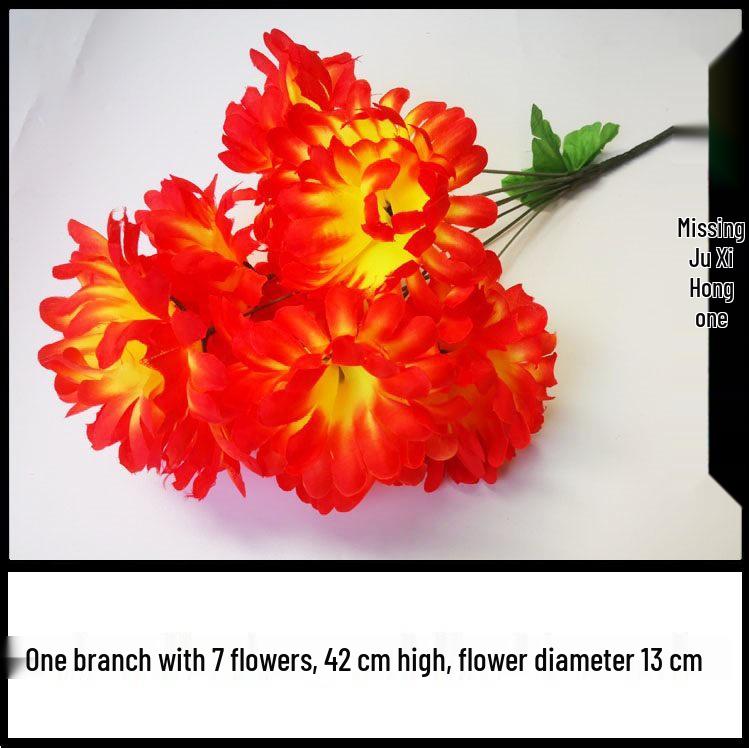 Qingming Chrysanthemenstrauß: Seidenblumen (künstlich) für das Gräberfegen und Friedhofsgedenken