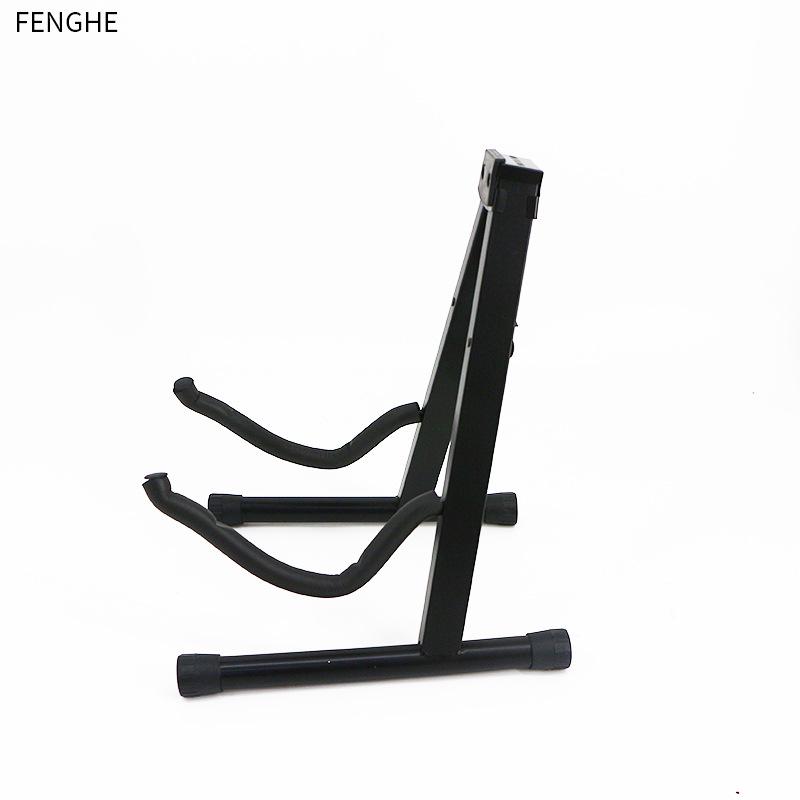 Dual-use A-frame Folding Guitar Stand & Seat for Electric Guitar