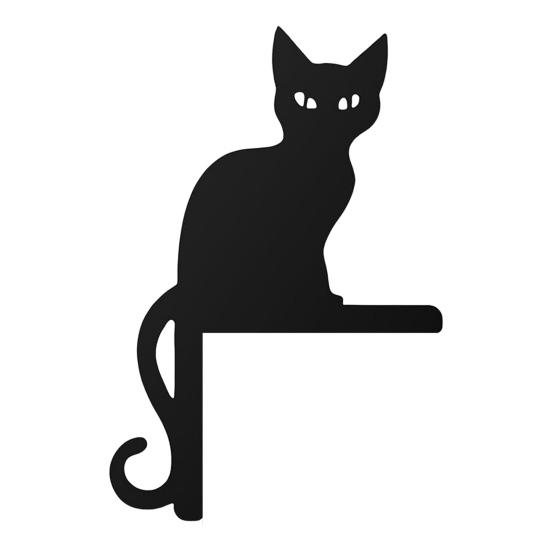 Halloween Door Corner Sign Decoration Easy Installation Door Frame Decor Ghost Black Cat Witch Hat Frame Topper Sign
