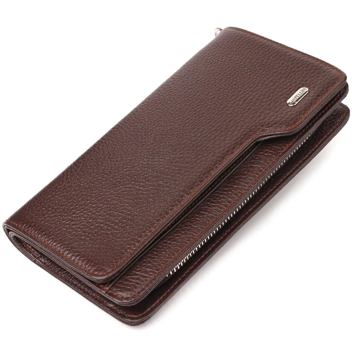 

Оригінальне жіноче портмоне клатч з натуральної шкіри CANPELLINI Wallet 21537