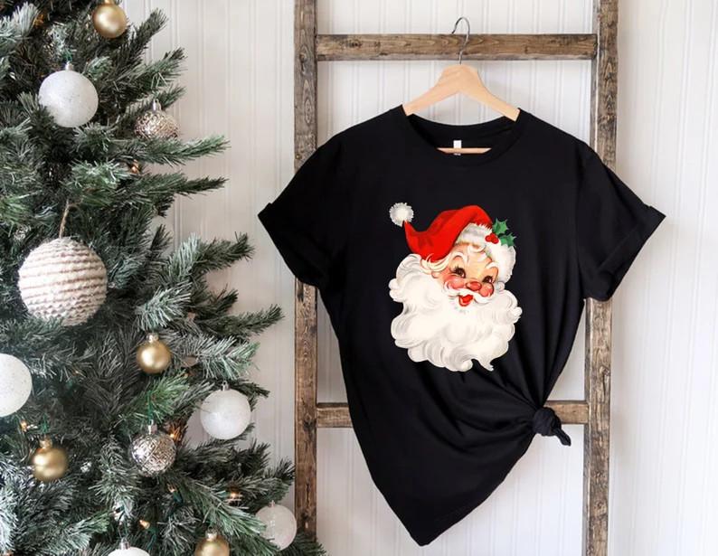 Christmas Santa Shirt, Retro Santa Shirt, Gift For Christmas Shirts, 4XL