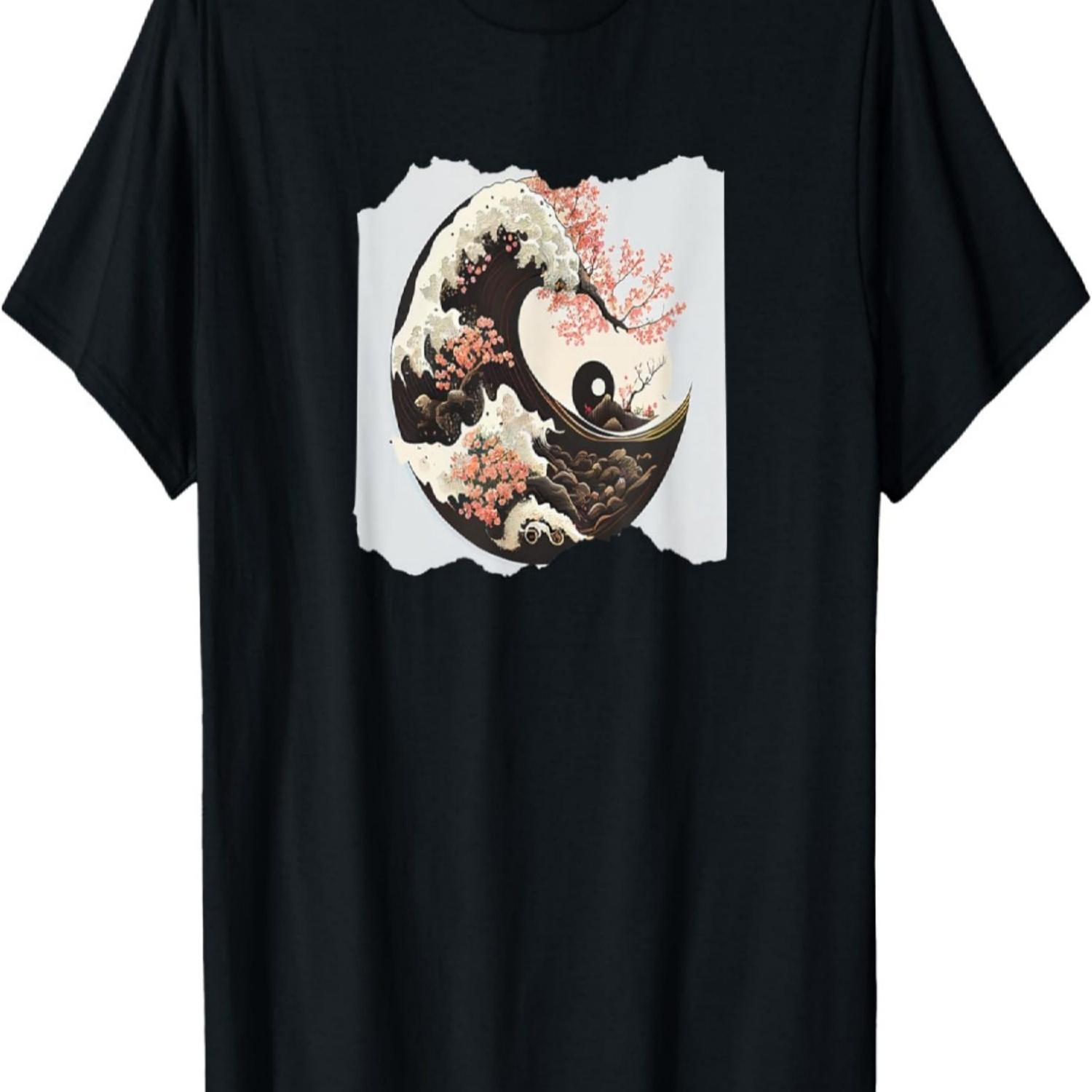 Great Wave Bonsai Cherry Blossom T-Shirt(1) S