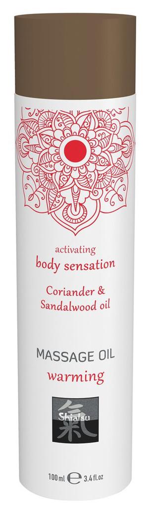 Huile de massage Warming Coriandre et Bois de Santal 100mL - Shiatsu - Huile de Massage