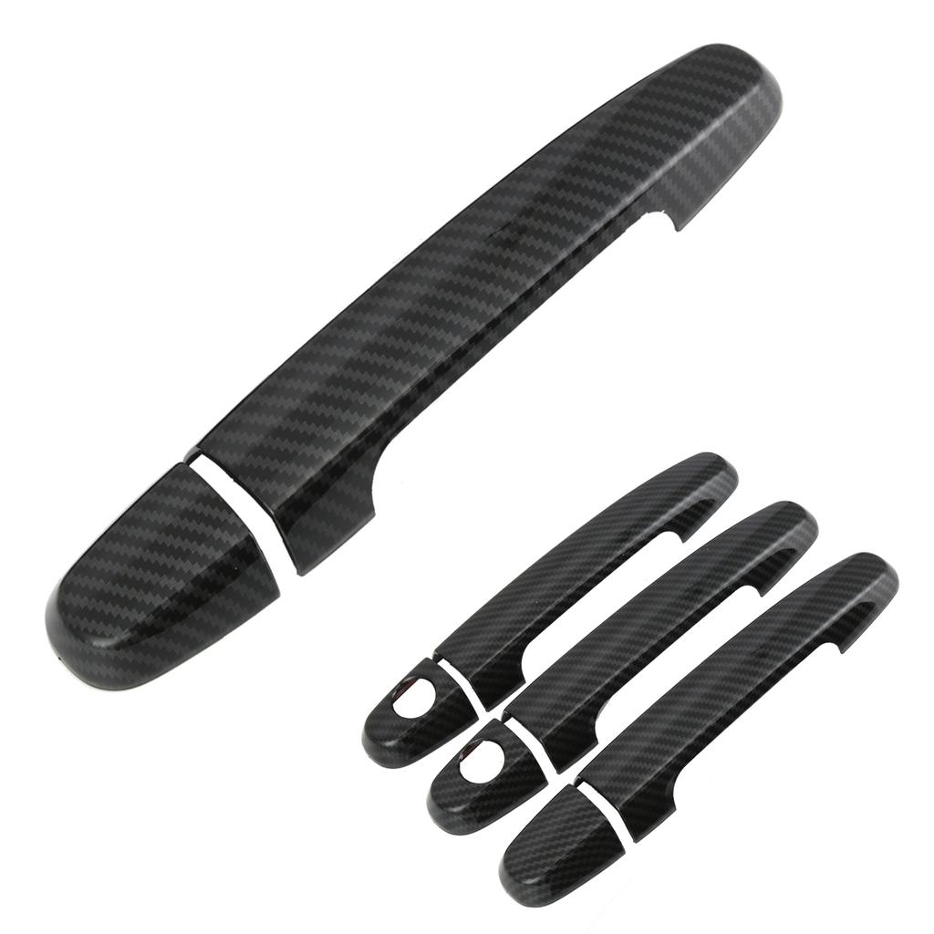 Kryt obložení kliky dveří Dekorace ve stylu karbonových vláken Vhodné pro CorollaViosYarisRAV4