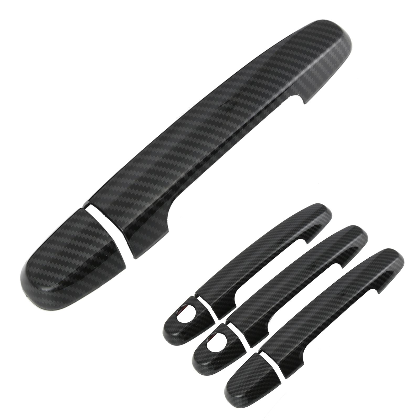 

Накладка на ручку двери, отделка, стиль карбонового волокна, украшение, подходит для CorollaViosYarisRAV4