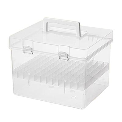 Colorful Marker Pen Box Plastic Storage Case With 80/120 Pen Slots – Organize Markers In Style