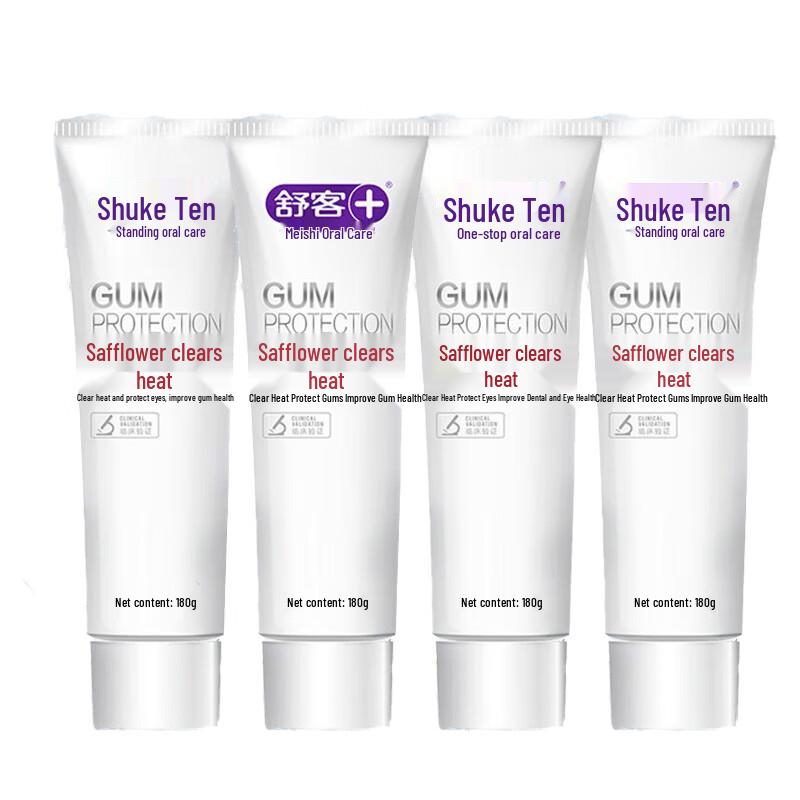 

Shuke Safflower Herbal Toothpaste, 4-Pack