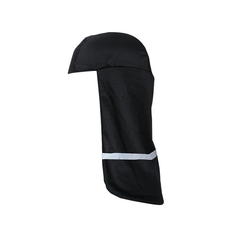 

Cooling Cap Elastic Sun Shade Hat Wide Brim Neck Shield Elastic Hard Cap Uv Protection To Cover Neck For Fishing Riding чёрный