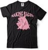 Making Bacon Pig Funny Men T Shirts Cool Bacon Men T Shirts Funny Tees