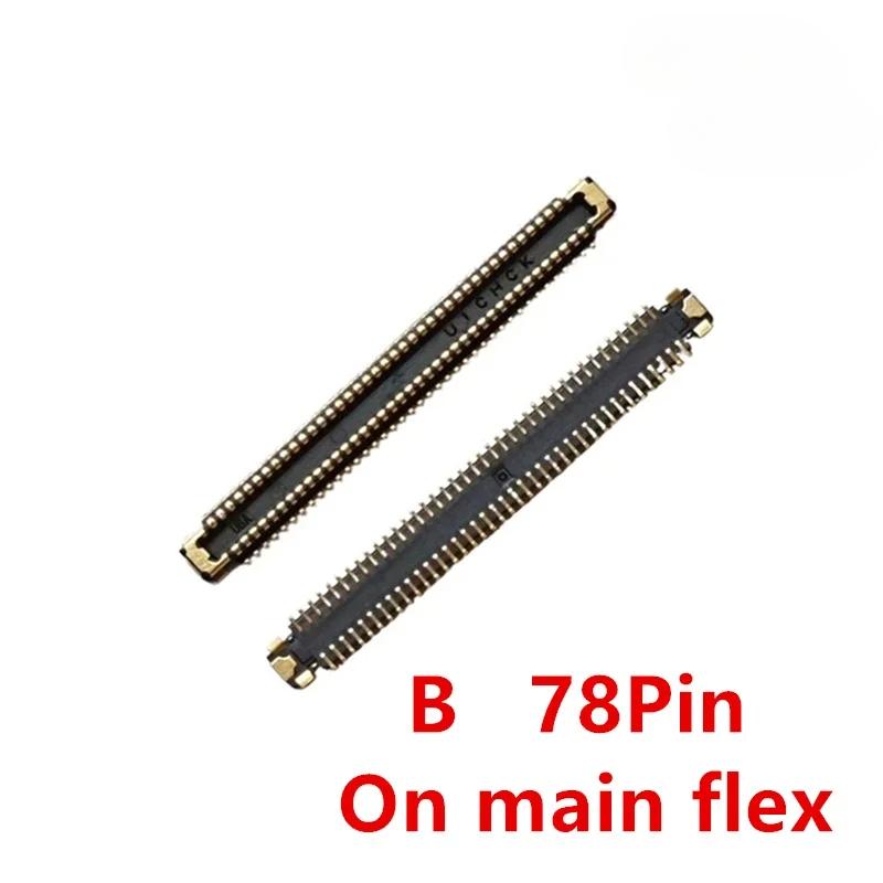 2-10 ks LCD Displej Flex FPC Konektor Pro Samsung Galaxy A52 A72 A525 A526 A725 A725F A52 A526F Zásuvka Na Desce 40 78 pinů