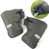 Electric Bicycle Winter Handlebar Cover: Waterproof, Windproof, Thick Fleece Gloves for Cold-Proof Riding