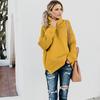 2026 Autumn/Winter Women's Thick Yarn High Neck Long Sleeve Knit Pullover Sweater