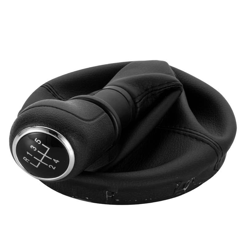 Full Kit Leather Gear Shift Knob Boot Cover for Volkswagen VW Transporter T5 T5.1 T6 MKV 03-2011 5/6 Speed Gaiter Knobs