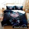 Genshin Impact Arlecchino Cartoon Poster Sheets Quilt Covers Bedding Dormitory Sheets Bedding Set Soft Warm Bedding Set741