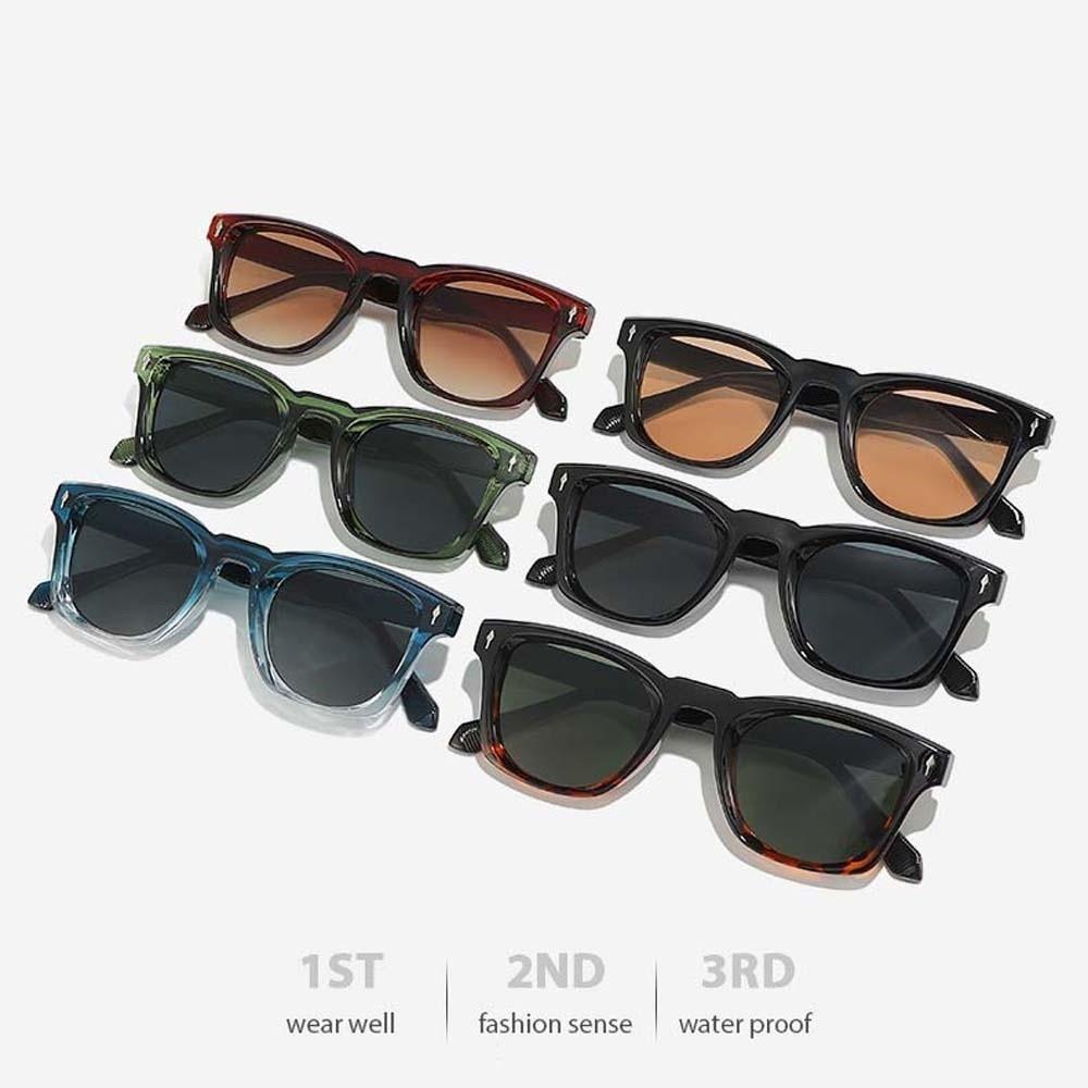 Lightweight Jelly Retro Sunnies Zinc Zinc Alloy Women Anti-UV Glasses New Men Polarized Sunglasses  Gift