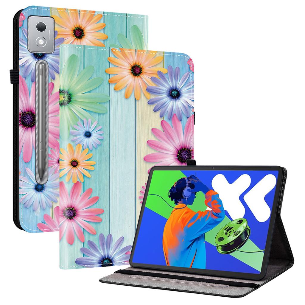 Husă din piele pentru Lenovo Idea Tab Pro/Tab P12 Pro 12.7 2025/Xiaoxin Pad Pro 12.7 (2025) Husă pentru tabletă cu suport imprimat cu model