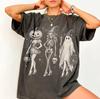 Vintage Halloween Shirt Skeleton Ghost Pumpkin Girl Spooky Tee Gift S-5XL