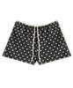 CHICKS Dot Half Pants Black
