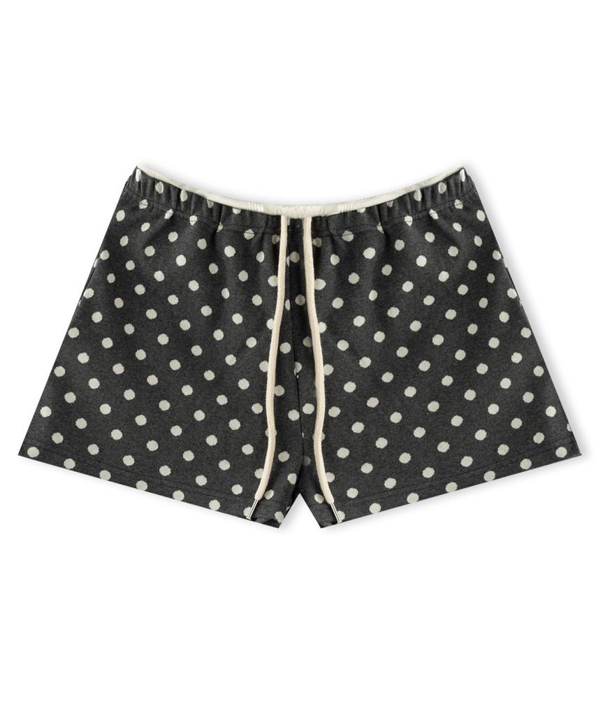 CHICKS Dot Half Pants Black