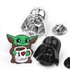 European and American Anime Brooch Star Wars, Mandalorian Enamel Brooch, Mandalorian, Baby Yoda Badge