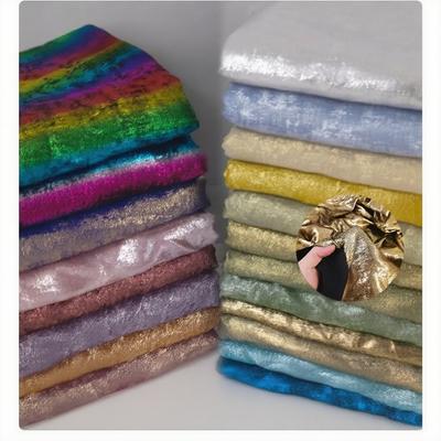 Hochwertiger elastischer Diamant-Samtstoff für Damen-Abendkleider, dekorative Hintergrund-Sofabezüge, DIY-Bekleidungsstoffe