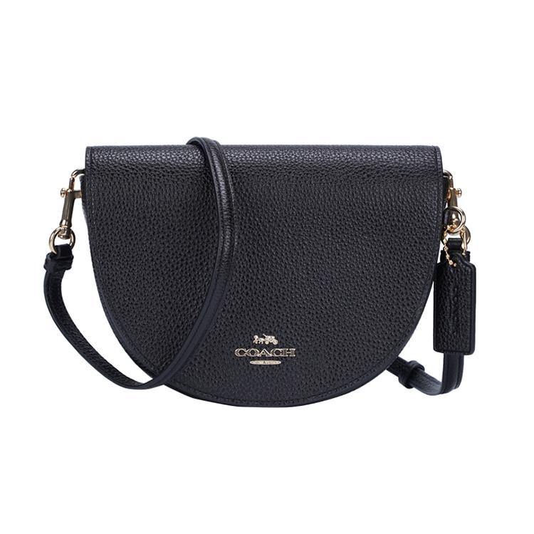 

New COACH Ellen Leather Shoulder Bag, Crossbody Bag Women s Black C1432-IMBLK 21.1*6.1*15.0CM