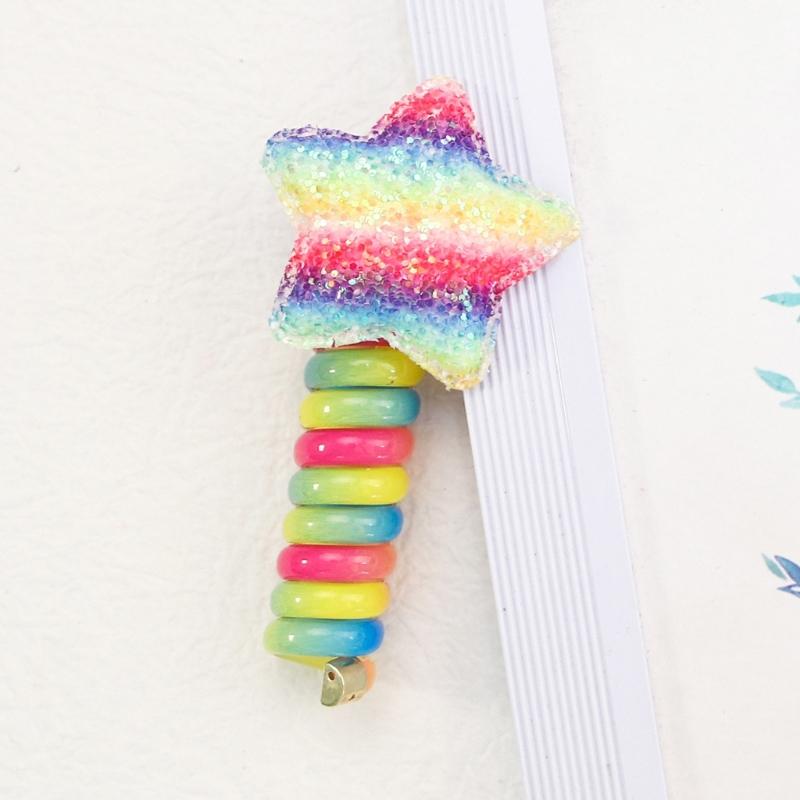 Women Plastic Hair Rope Spirals Hair Rings Teens Hair Ties Hair Shaping Ornament