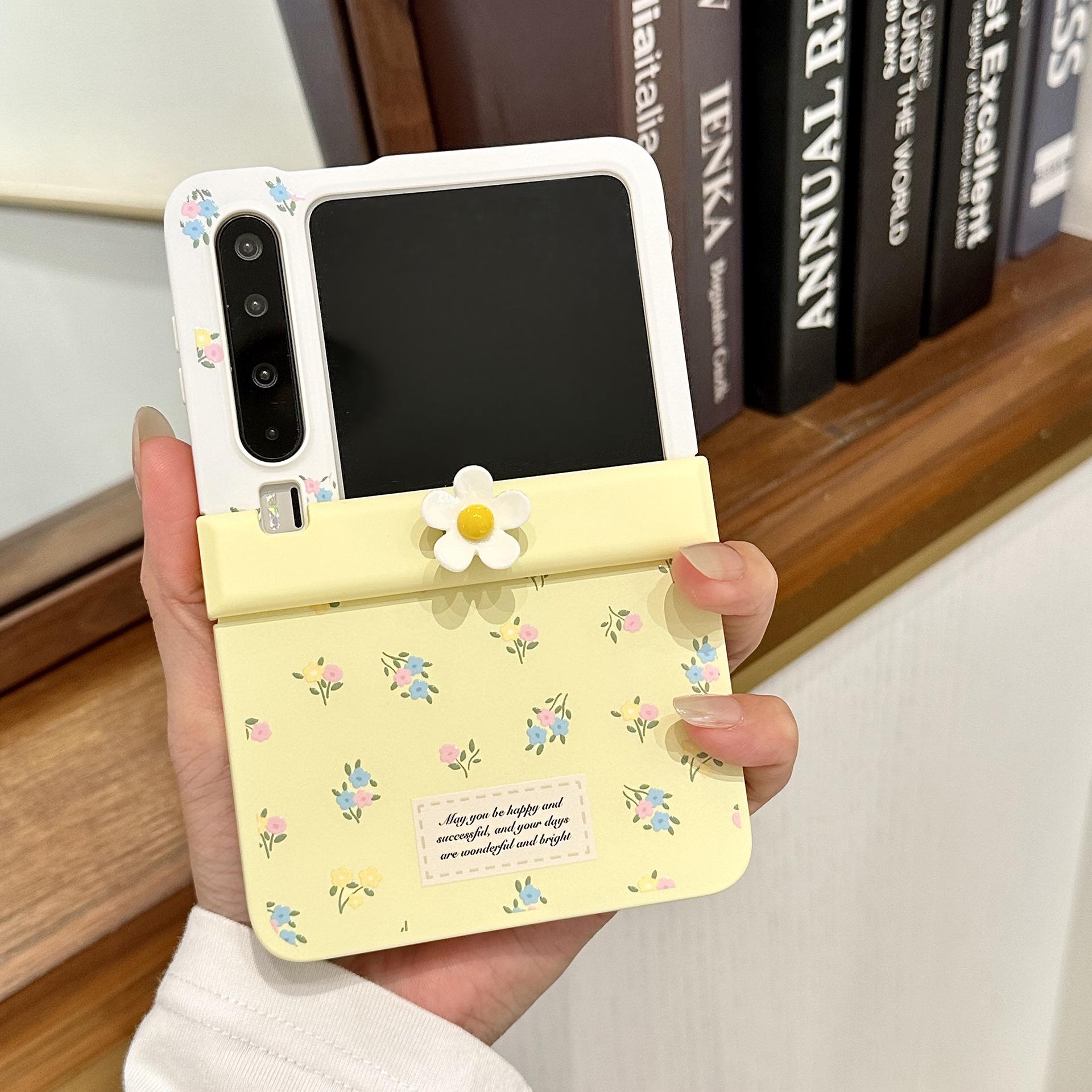 

Korean & Japanese Floral Design Case for Huawei Pura X & Samsung Z Flip 7/6 Huawei Pura X