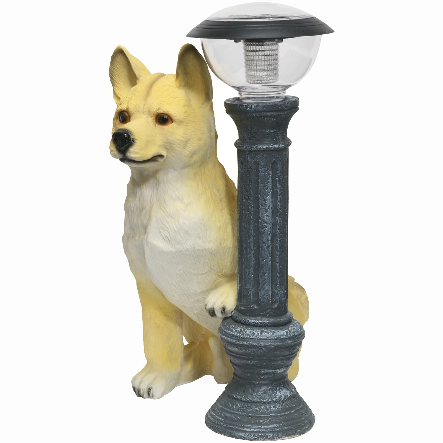 

Solar Animal Dog Shiba Inu Entryway Shiba Inu Taro Dog Light, Figurine, Figurine, Figurine, [Welcome Home!] Entryway, Gardening, чорний