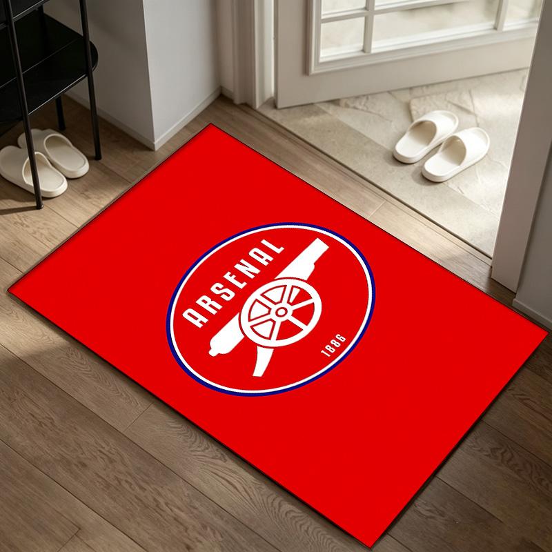 Arsenal A rug suitable for office chair areas living rooms and computer desks perfect for home offices and an ideal holiday gift