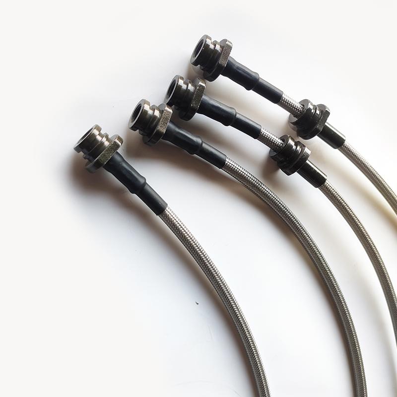 Car Extend Brake Hose For 2019-2025 Suzuki Jimny Jb74W JB64 Lengthened Brake Steel Hose 2-3 Inches Offroad Suspension Lift Kit