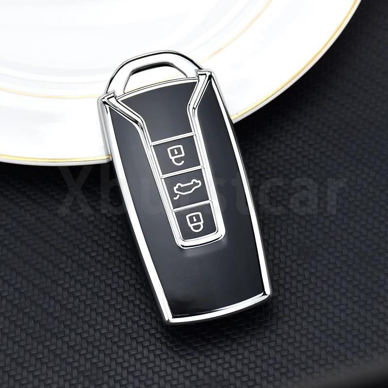 Tpu Car Remote Key Case Cover For Volkswagen Vw Touareg      Auto Key Shell Fob Accessories