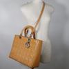 Dior Lady Dior Handbag 09-BO-0174 Patent Leather Women Used
