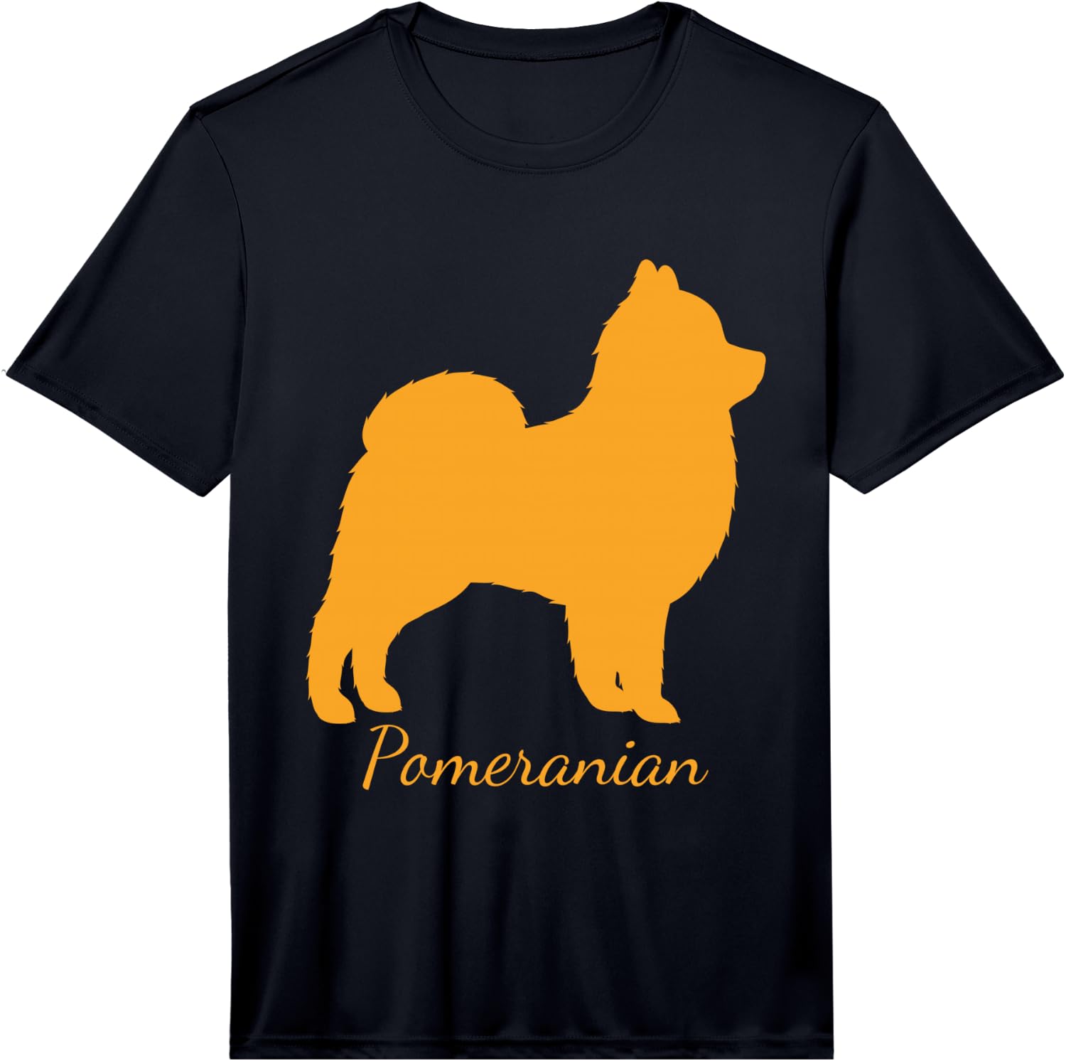 Funny Pomeranian Friend Puppy Love Dog Silhouetted Gift Performance T-Shirt Unisex T-Shirt M