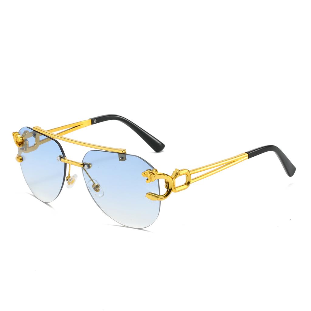 New In Pilot Decor Sunglasses Women's Trendy Vintage Driving Anti UV Shades Fashion Luxury Brand Designer Sun Glasses