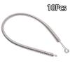 1/3/5Pcs Hoodies Elastic Band Lace Cord Flexible Drawstring Thread Bendable Spring Drawstring Threader Clip Diy Sewing Accessory