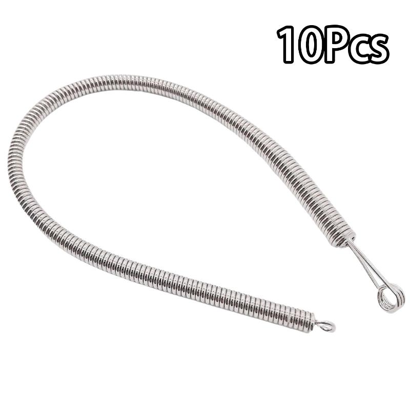 1/3/5Pcs Hoodies Elastic Band Lace Cord Flexible Drawstring Thread Bendable Spring Drawstring Threader Clip Diy Sewing Accessory