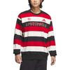 adidas Sport Performance Retro Color Block Striped Letter Pattern Crew Neck Pullover Long Sleeve Sweatshirt Unisex Sweatshirt Multi-Color JZ4201