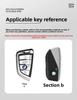 Car Key Case Cover Shell For BMW I7 X7 G07 LCI iX I20 X1 U11 7 Series G70 G09 XM U06 G81 M3 2023 Protector Fob Keychain GX6