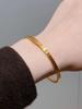 Anti-Tarnish Roman Numeral Crystal Bangle - Available Individually or As a Pair
