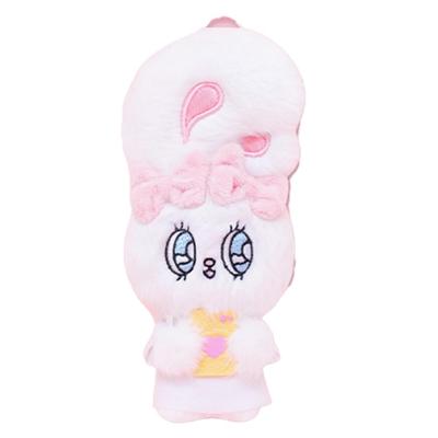 Esther Bunny Flauschiger Einteiler Maskottchen Plüschtier, Niedliche Offizielle Fanartikel, SNS (Creme-Hase)