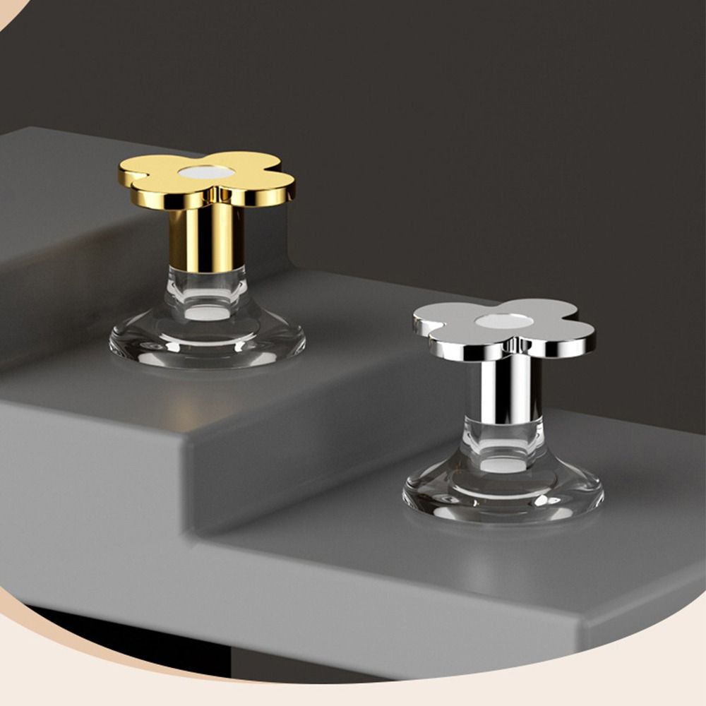 Universal Toilet Flush Button Plastic Toilet Button Flower Shaped Toilet Tank Button  Toilet
