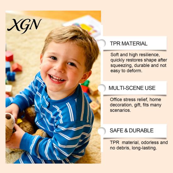 Stress Relief Bun Toy Squeeze Slow Rebound Soft Silicone Kawaii Collectible Fidget Realistic Steamed Decompression Gadget for Kids Adults